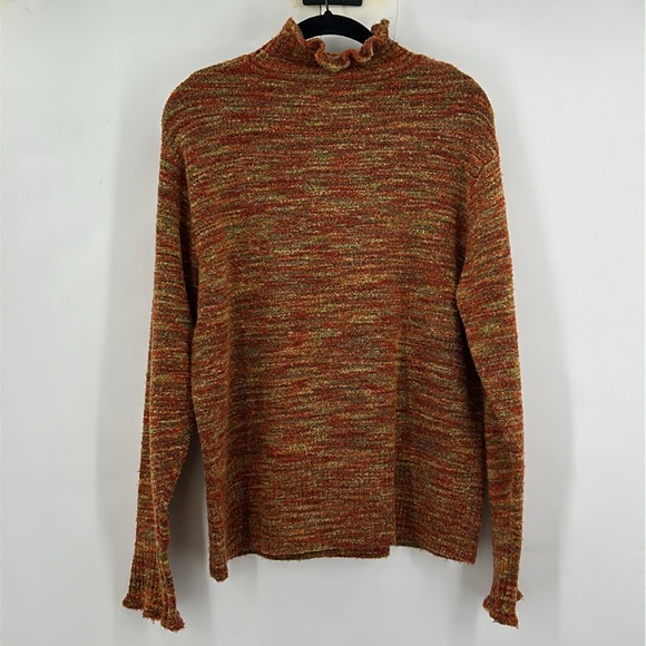 Nomadic Traders Sweater Womens Wool Blend Fall Colors Size Large - Picture 4 of 5